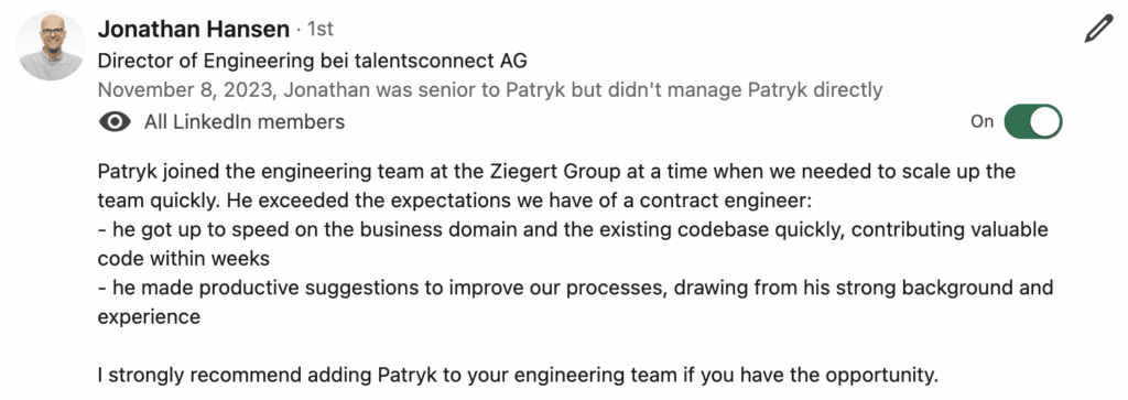 testimonial rockstar programmer kickoff program