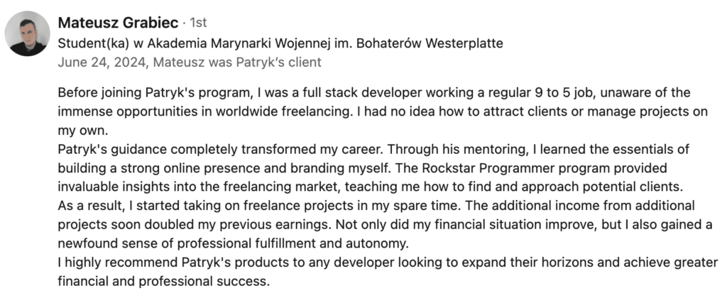 opinion about RP kickoff program