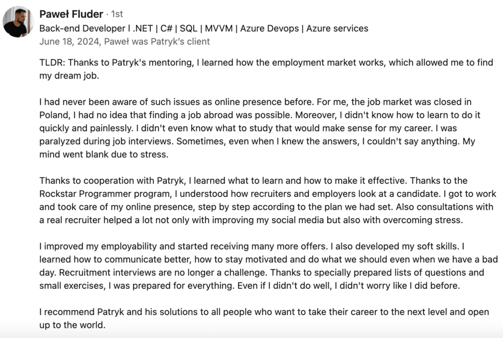 opinion about rockstar programmer kickoff program