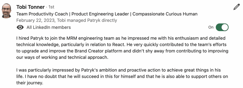 testimonial rockstar programmer kickoff program