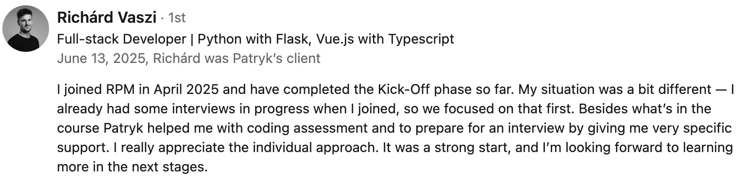 Fullstack developer from Hungary opinion about Rockstar Programmer Method