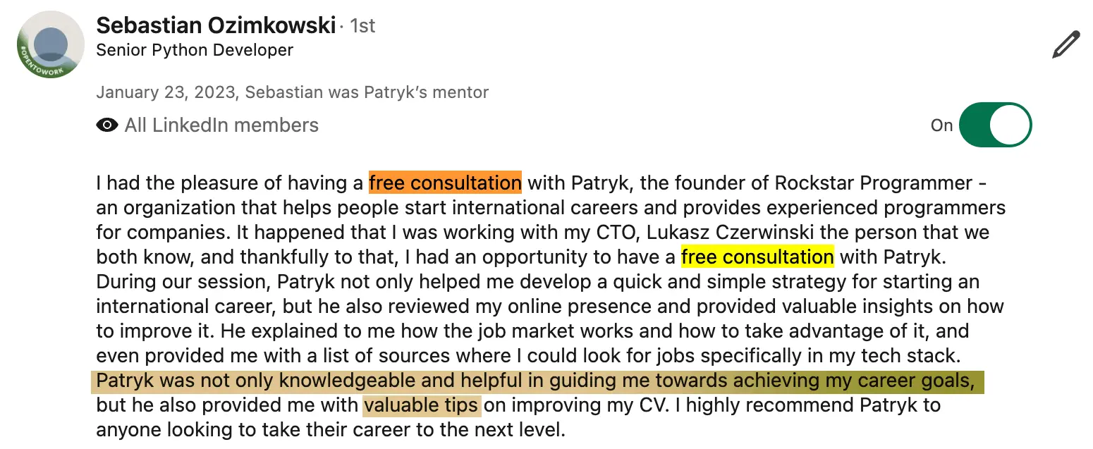 Sebastian Free Consultation